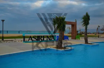 Chalet - 1 Bedroom - 1 Bathroom for sale in Lasirena Palm Beach - Al Ain Al Sokhna - Suez