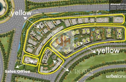 Office Space - Studio - 2 Bathrooms for sale in Yellow Residence - New Cairo City - Cairo