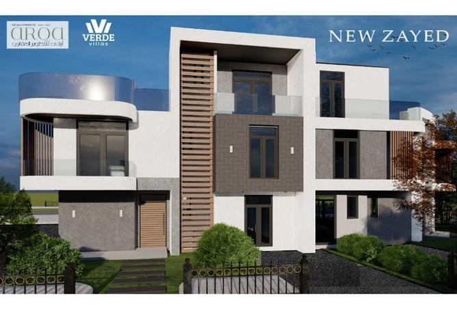 Twin House - 5 Bedrooms - 5 Bathrooms for sale in Verde Villas - New Zayed City - Sheikh Zayed City - Giza