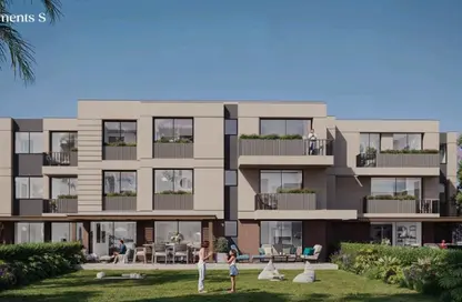 Apartment - 2 Bedrooms - 2 Bathrooms for sale in Hills of one - New Zayed City - Sheikh Zayed City - Giza