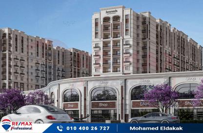 شقة - 2 غرف نوم - 2 حمامات للبيع في شارع ميدان الشهداء - سموحة - حي شرق - الاسكندرية
