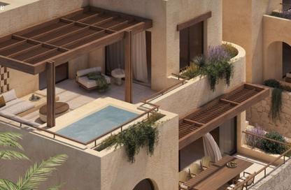 Chalet - 2 Bedrooms - 2 Bathrooms for sale in Ramla Lakeside - Qesm Ad Dabaah - North Coast