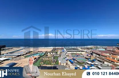 شقة - 3 غرف نوم - 3 حمامات للايجار في سابا باشا - حي شرق - الاسكندرية