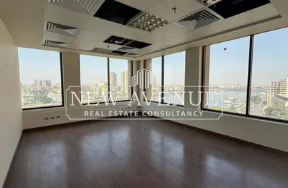 Office Space - Studio - 3 Bathrooms for rent in Nile Corniche St. - Garden City - Cairo