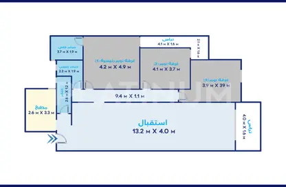 شقة - 3 غرف نوم - 3 حمامات للبيع في كوبرى 14 مايو - سموحة - حي شرق - الاسكندرية