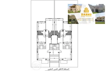 Duplex - 4 Bedrooms - 3 Bathrooms for sale in Al Nabatat St. - West Somid - 6 October City - Giza