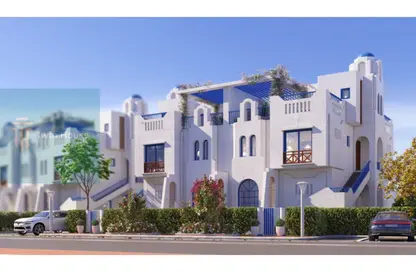دوبلكس - 3 غرف نوم - 3 حمامات للبيع في منتجع ايكو - مركز الحمام - الساحل الشمالي