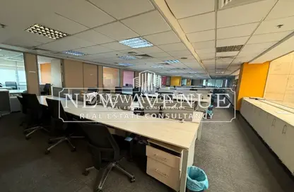 Full Floor - Studio - 4 Bathrooms for rent in Bank Center Street - South Teseen St. - The 5th Settlement - New Cairo City - Cairo