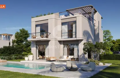 Villa - 5 Bedrooms - 5 Bathrooms for sale in Lake West - Sheikh Zayed Compounds - Sheikh Zayed City - Giza
