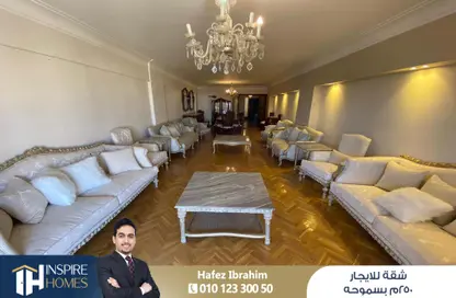 Bungalow - 3 Bedrooms - 3 Bathrooms for rent in Al Shaheed Kamal Eldin Salah St. - Smouha - Hay Sharq - Alexandria