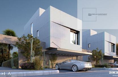 Twin House - 3 Bedrooms - 3 Bathrooms for sale in VAHA by Alkarma Developments - New Zayed City - Sheikh Zayed City - Giza