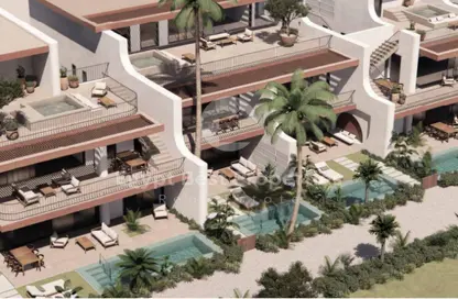 Chalet - 2 Bedrooms - 3 Bathrooms for sale in Ramla Lakeside - Qesm Ad Dabaah - North Coast