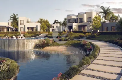 Twin House - 3 Bedrooms - 4 Bathrooms for sale in Mangroovy Residence - Al Gouna - Hurghada - Red Sea