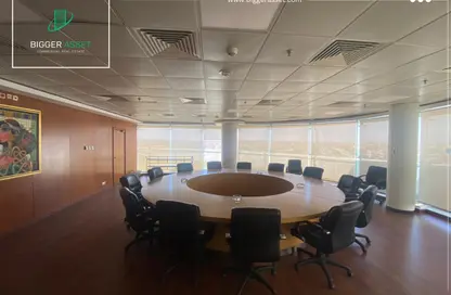 Office Space - Studio - 4 Bathrooms for rent in South Teseen St. - The 5th Settlement - New Cairo City - Cairo