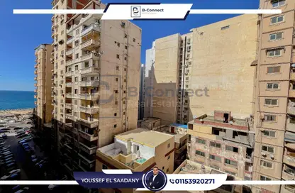 شقة - 3 غرف نوم - 2 حمامات للبيع في شارع بطليموس الفلكي - سابا باشا - حي شرق - الاسكندرية