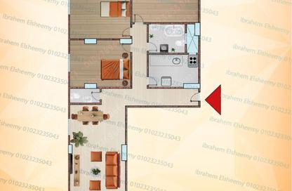 Apartment - 3 Bedrooms - 2 Bathrooms for sale in Gate 4 - Mena - Hadayek El Ahram - Giza