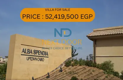 Villa - 7 Bedrooms - 7 Bathrooms for sale in Alba Spendia - Uptown Cairo - Mokattam - Cairo