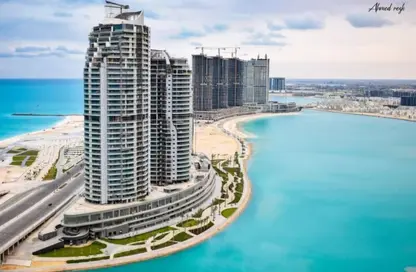 Apartment - 3 Bedrooms - 3 Bathrooms for sale in North Edge Towers - New Alamein City - Al Alamein - North Coast