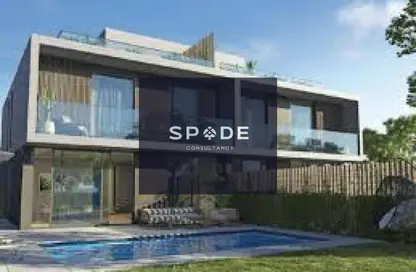 Twin House - 3 Bedrooms - 3 Bathrooms for sale in Swan Lake Residence - 5th Settlement Compounds - The 5th Settlement - New Cairo City - Cairo