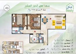 Apartment - 2 bedrooms - 2 bathrooms for للبيع in Bait Alwatan - The 5th Settlement - New Cairo City - Cairo
