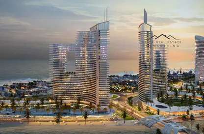 شقة - غرفة نوم - 1 حمام للبيع في نورث ايدج تاورز - مدينة العلمين الجديدة - العلمين - الساحل الشمالي
