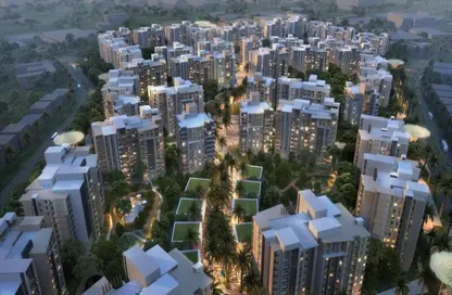 Apartment - 2 Bedrooms - 2 Bathrooms for sale in Park Side Residence - Zed Towers - Sheikh Zayed Compounds - Sheikh Zayed City - Giza