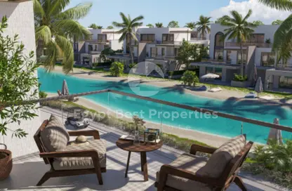 Chalet - 2 Bedrooms - 3 Bathrooms for sale in Azha North - Ras Al Hekma - North Coast