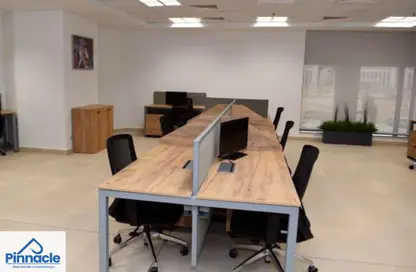 Office Space - Studio - 1 Bathroom for rent in Golden Tower 1 - MU-23 - New Capital City - Cairo