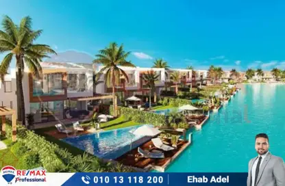 Chalet - 2 Bedrooms - 3 Bathrooms for sale in Hacienda Waters - Qesm Ad Dabaah - North Coast