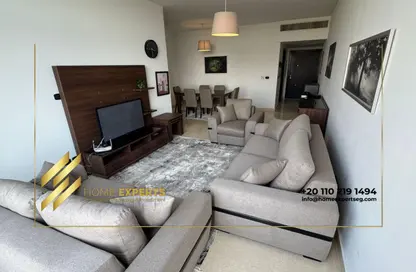 Apartment - 2 Bedrooms - 2 Bathrooms for rent in The Water Way - North Investors Area - New Cairo City - Cairo