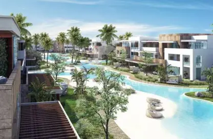 Chalet - 2 Bedrooms - 3 Bathrooms for sale in Azha North - Ras Al Hekma - North Coast