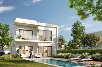 Villa - 3 Bedrooms - 4 Bathrooms for sale in Elan - Cairo Gate - Sheikh Zayed Compounds - Sheikh Zayed City - Giza
