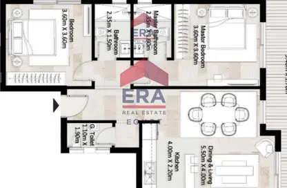 Apartment - 2 Bedrooms - 2 Bathrooms for sale in Hyde Park - New Cairo City - Cairo