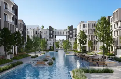Apartment - 2 Bedrooms - 3 Bathrooms for sale in Rivers - New Zayed City - Sheikh Zayed City - Giza