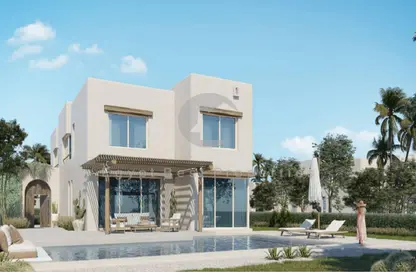 شاليه - 2 غرف نوم - 2 حمامات للبيع في هاسيندا ويست - راس الحكمة - الساحل الشمالي
