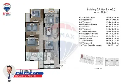 Apartment - 3 Bedrooms - 2 Bathrooms for sale in Vee Muruj - Smouha - Hay Sharq - Alexandria