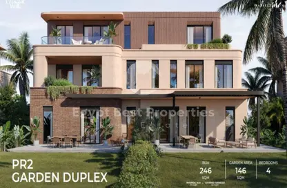 دوبلكس - 3 غرف نوم - 3 حمامات للبيع في كريسينت واك - كمبوندات التجمع الخامس - التجمع الخامس - مدينة القاهرة الجديدة - القاهرة