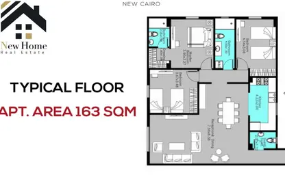 Apartment - 3 Bedrooms - 3 Bathrooms for sale in Bait Alwatan - The 5th Settlement - New Cairo City - Cairo