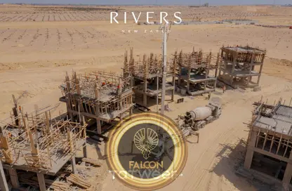 Townhouse - 3 Bedrooms - 3 Bathrooms for sale in Rivers - New Zayed City - Sheikh Zayed City - Giza