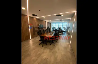 Office Space - Studio - 2 Bathrooms for rent in Capital Business Park - 26th of July Corridor - Sheikh Zayed City - Giza