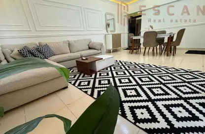 Apartment - 2 Bedrooms - 1 Bathroom for rent in El Rehab Extension - Al Rehab - New Cairo City - Cairo