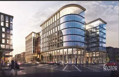 Office Space - Studio - 1 Bathroom for sale in Sector by Modad - Financial District - New Capital City - Cairo