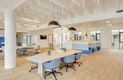 Office Space - Studio - 4 Bathrooms for rent in Bank Center Street - South Teseen St. - The 5th Settlement - New Cairo City - Cairo