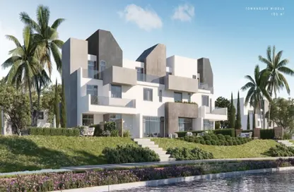 Townhouse - 3 Bedrooms - 4 Bathrooms for sale in Rivers - New Zayed City - Sheikh Zayed City - Giza Townhouse - 3 Bedrooms - 4 Bathrooms for sale in Rivers - New Zayed City - Sheikh Zayed City - Giza