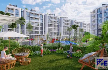 Apartment - 2 Bedrooms - 2 Bathrooms for sale in Q-Hills - New Zayed City - Sheikh Zayed City - Giza