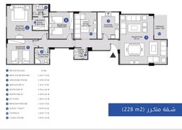شقة - 3 غرف نوم - 3 حمامات for للبيع in البنفسج 2 - البنفسج - مدينة القاهرة الجديدة - القاهرة