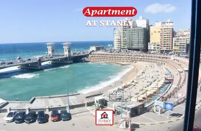 Apartment - 2 Bedrooms - 2 Bathrooms for rent in Stanley Bridge - Stanley - Hay Sharq - Alexandria