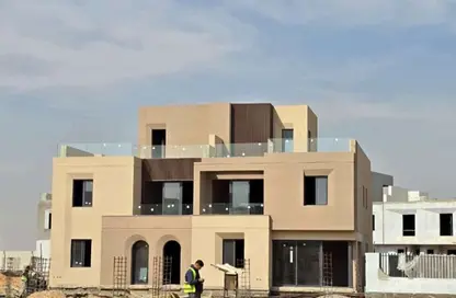Twin House - 4 Bedrooms - 5 Bathrooms for sale in Vye Sodic - New Zayed City - Sheikh Zayed City - Giza