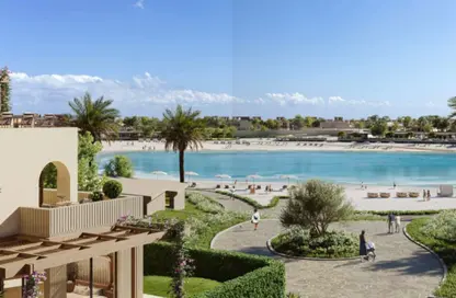 Chalet - 2 Bedrooms - 3 Bathrooms for sale in Ramla Lakeside - Qesm Ad Dabaah - North Coast