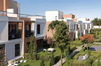 Townhouse - 4 Bedrooms - 3 Bathrooms for sale in Vye Sodic - New Zayed City - Sheikh Zayed City - Giza